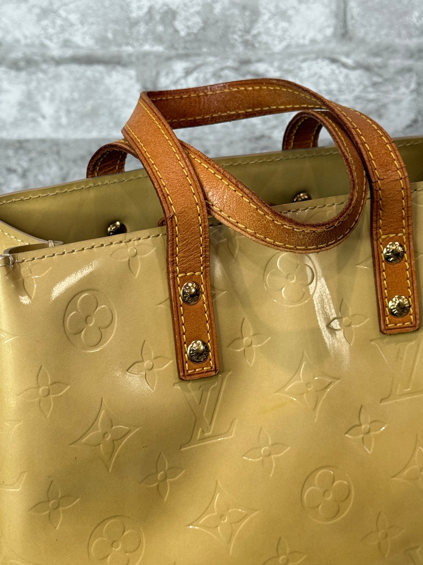 🌼👜Louis Vuitton Monogram Vernis Lead Golden Yellow 👜🌼