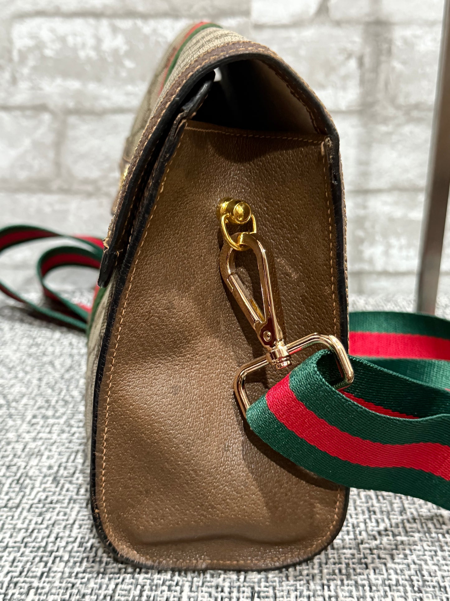 Vintage Gucci Clutch turned into Crossbody