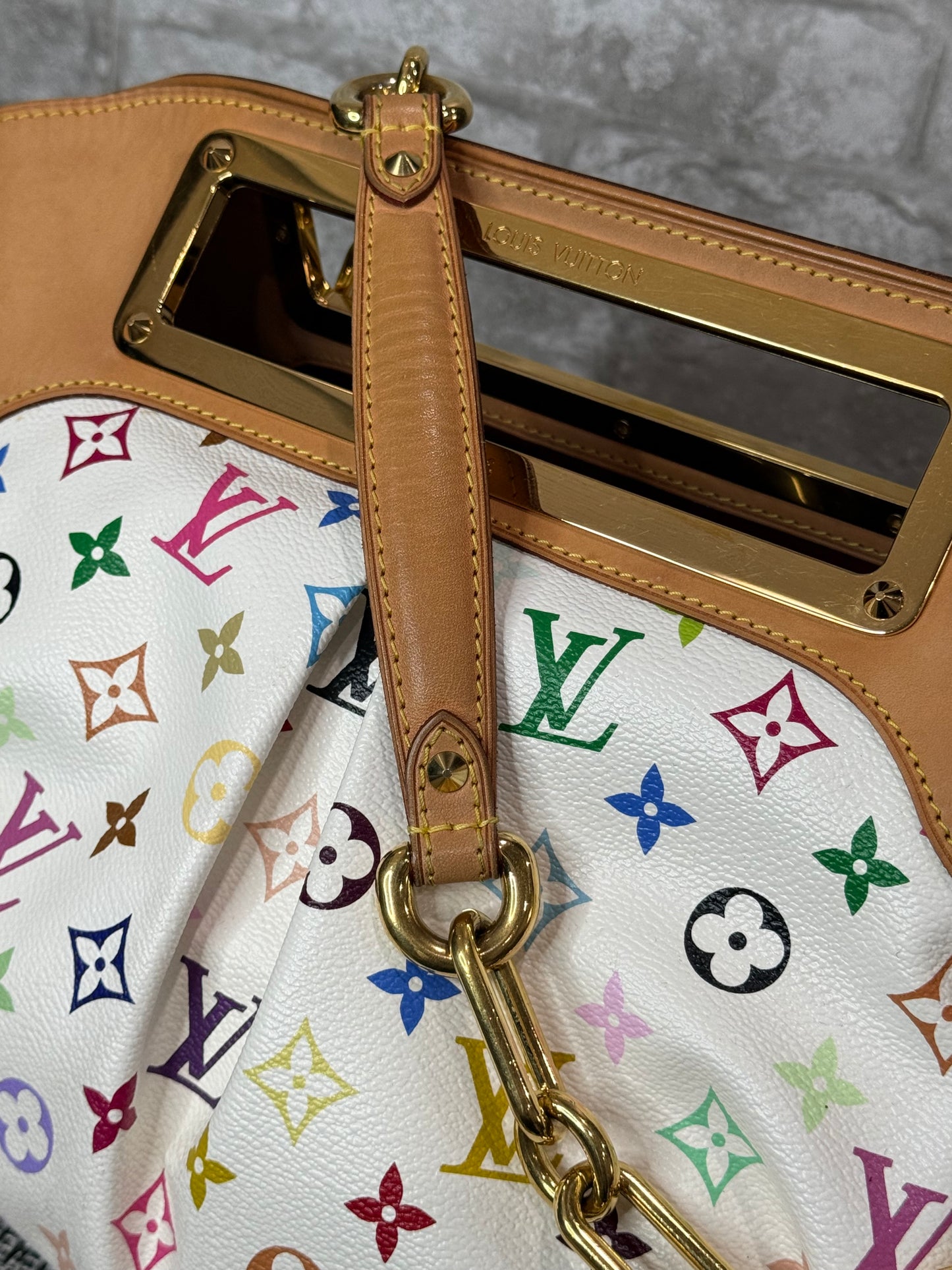 🖤 Louis Vuitton Takashi Murakami 2009 Limited Edition Judy in White 🖤