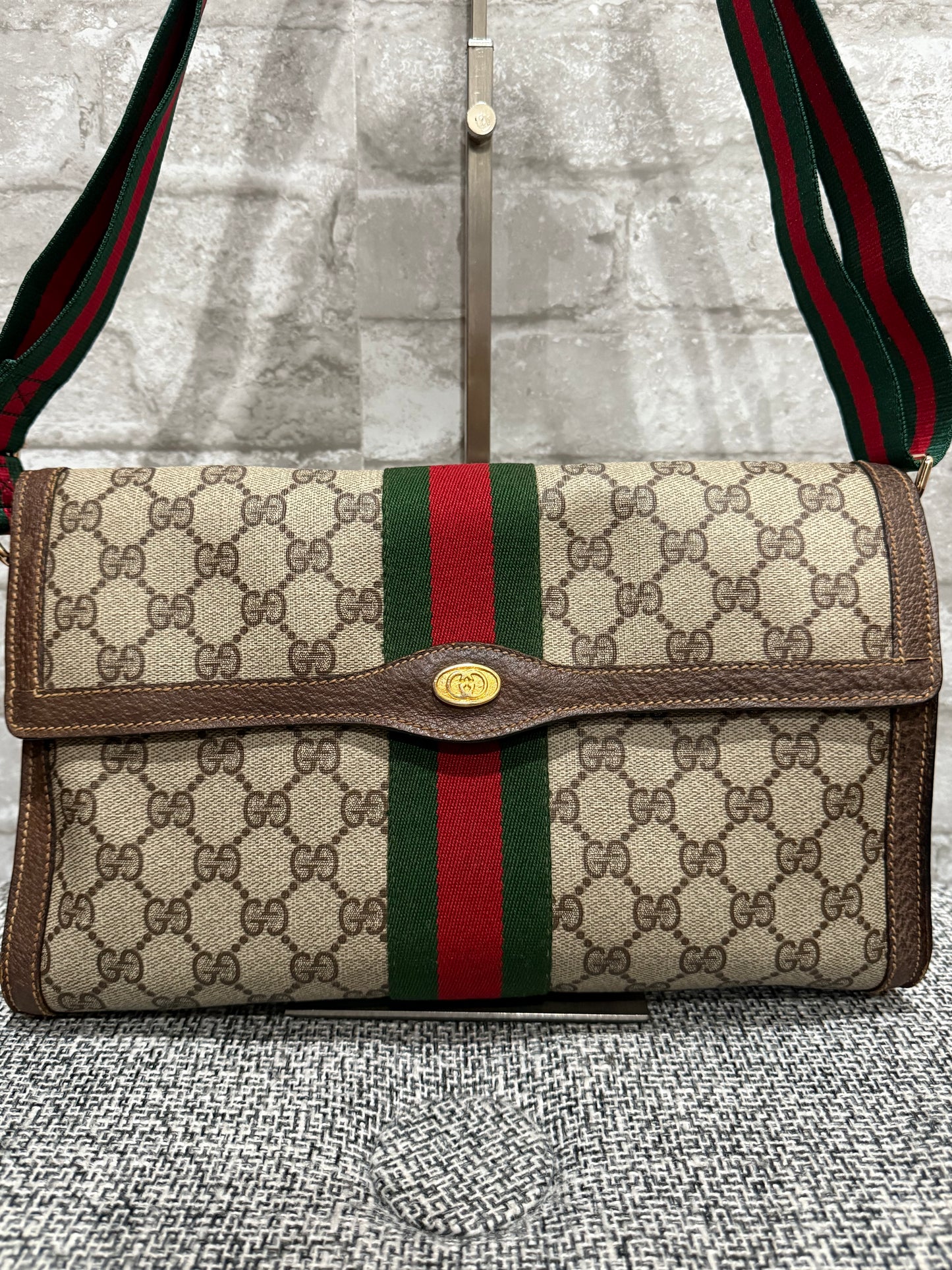 Vintage Gucci Clutch turned into Crossbody