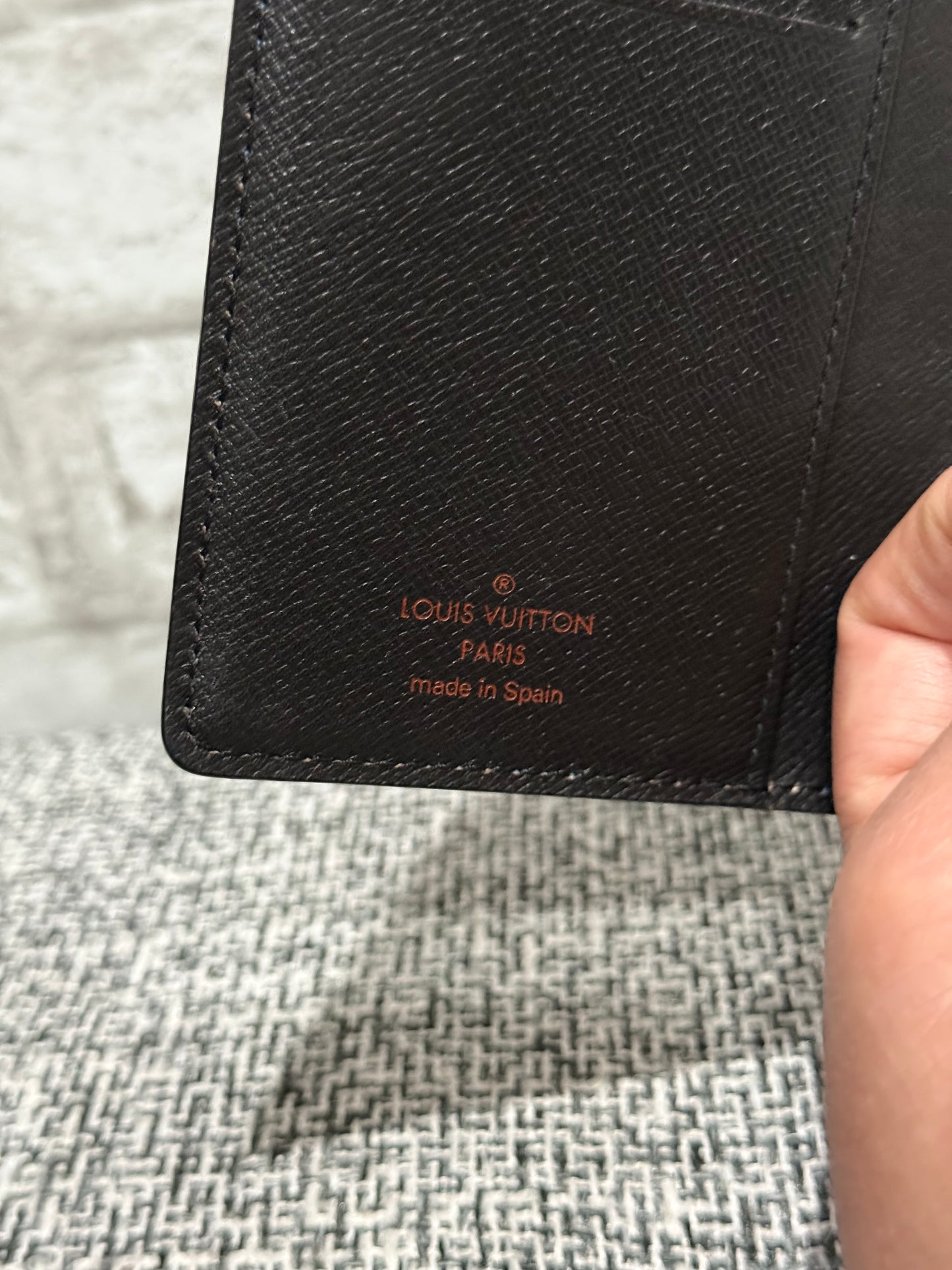 Louis Vuitton 1997 Agenda Epi Blue