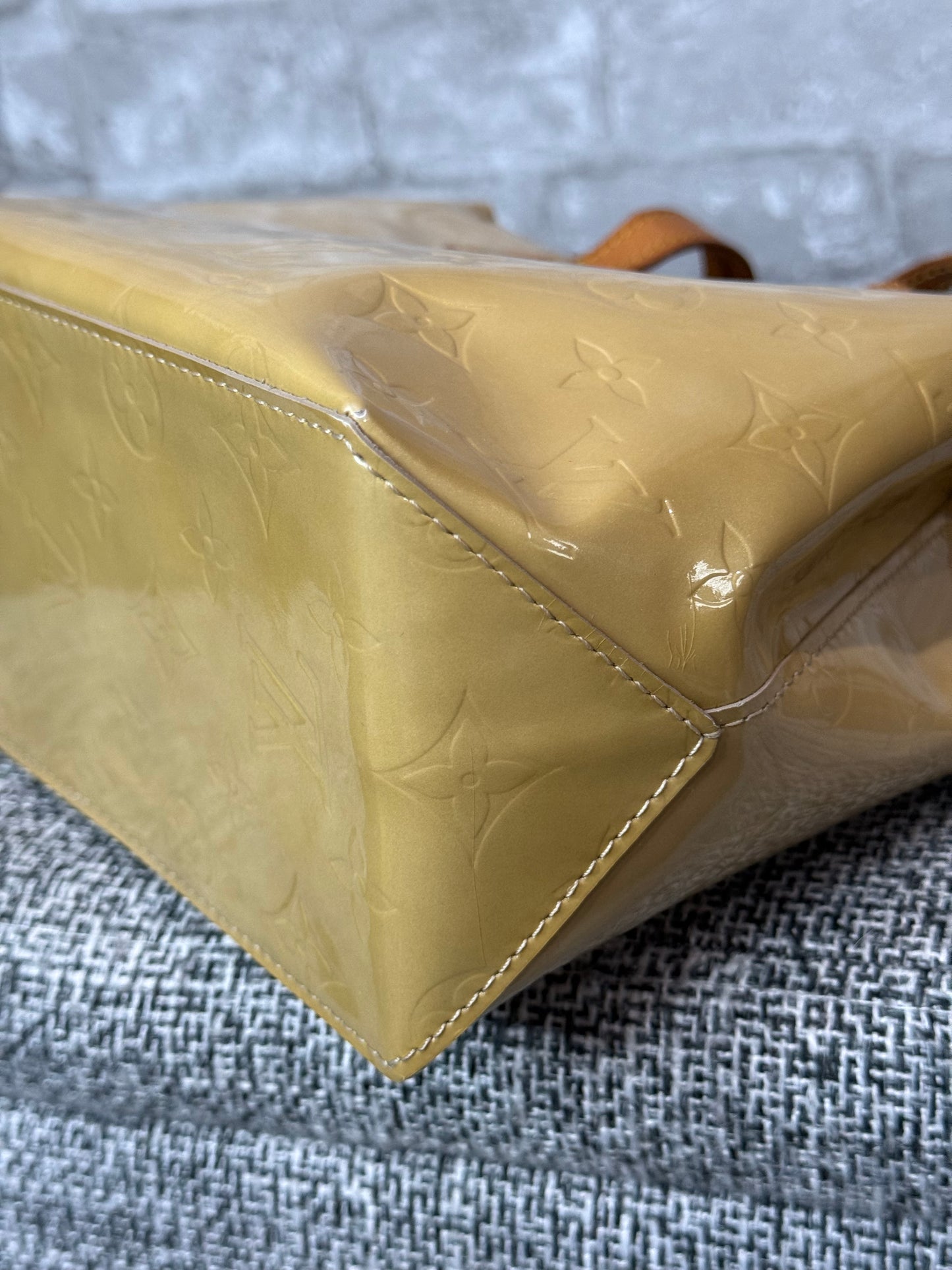 🌼👜Louis Vuitton Monogram Vernis Lead Golden Yellow 👜🌼