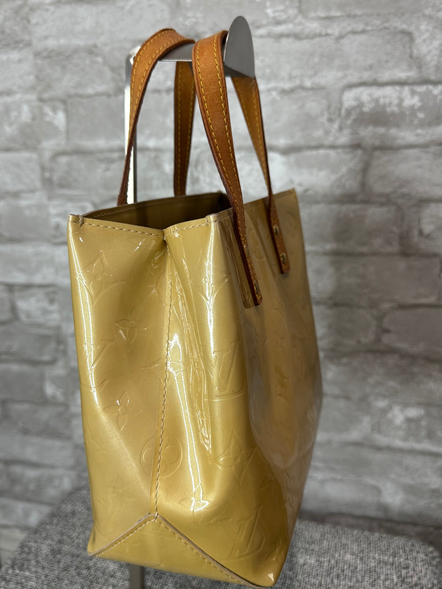 🌼👜Louis Vuitton Monogram Vernis Lead Golden Yellow 👜🌼