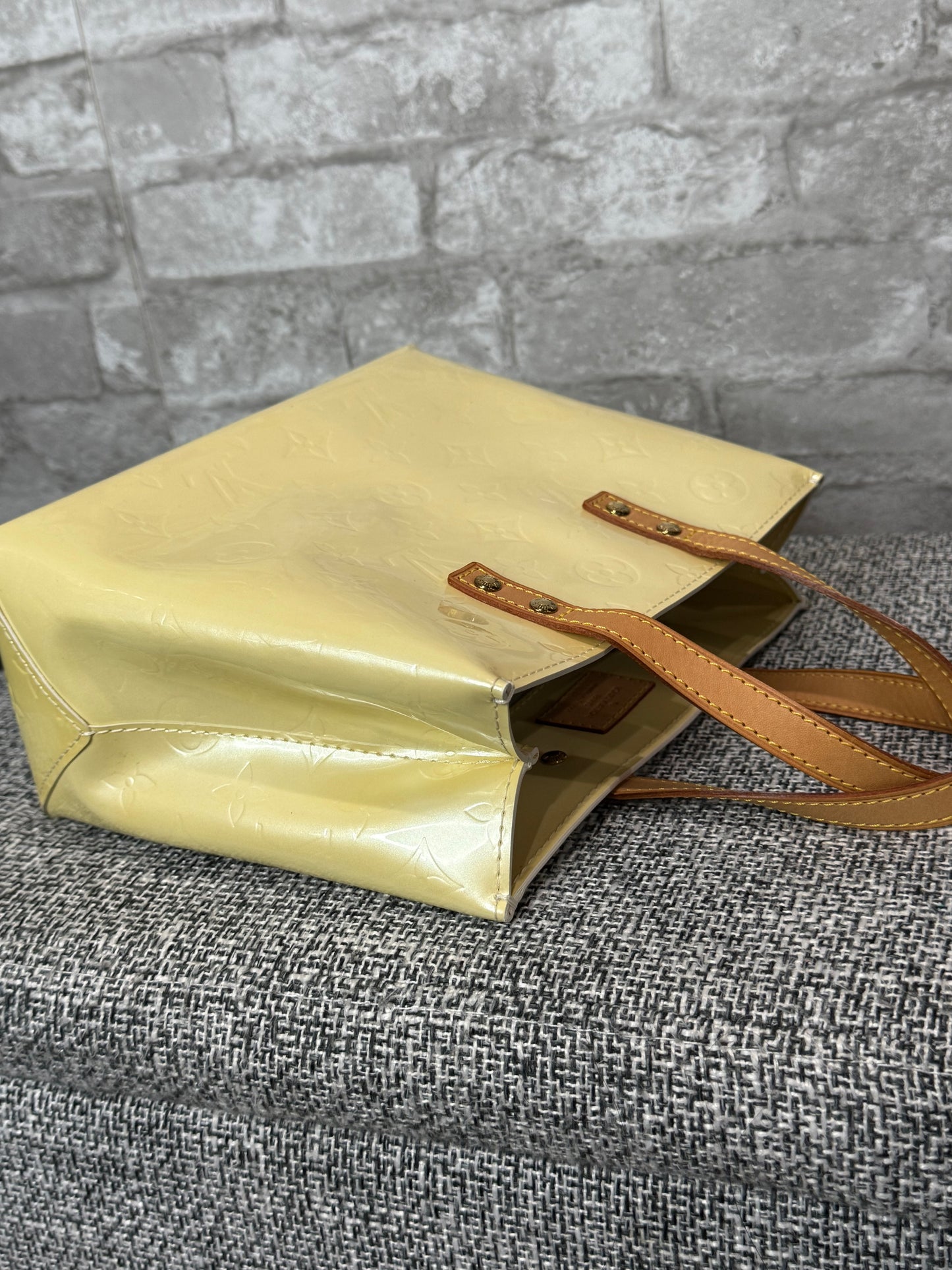 🌼👜Louis Vuitton Monogram Vernis Lead Yellow 👜🌼
