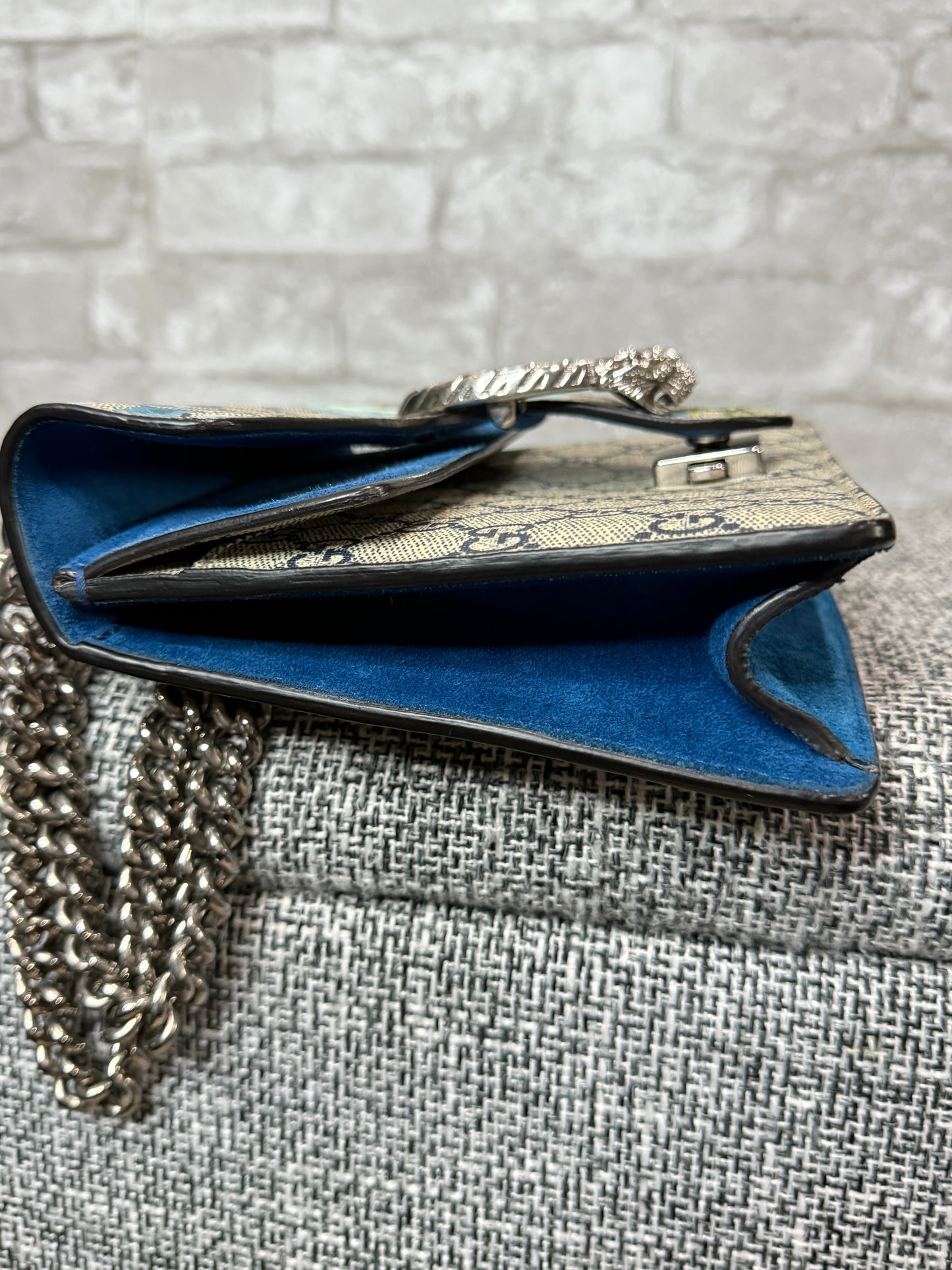 🪻👜 Gucci GG Supreme Mini Dionysus with Blue Floral print 🪻👜