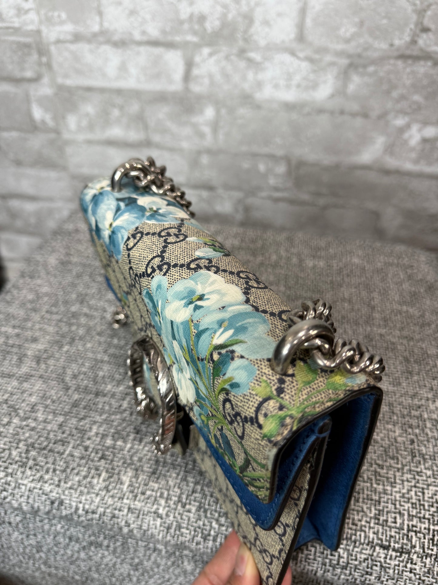 🪻👜 Gucci GG Supreme Mini Dionysus with Blue Floral print 🪻👜