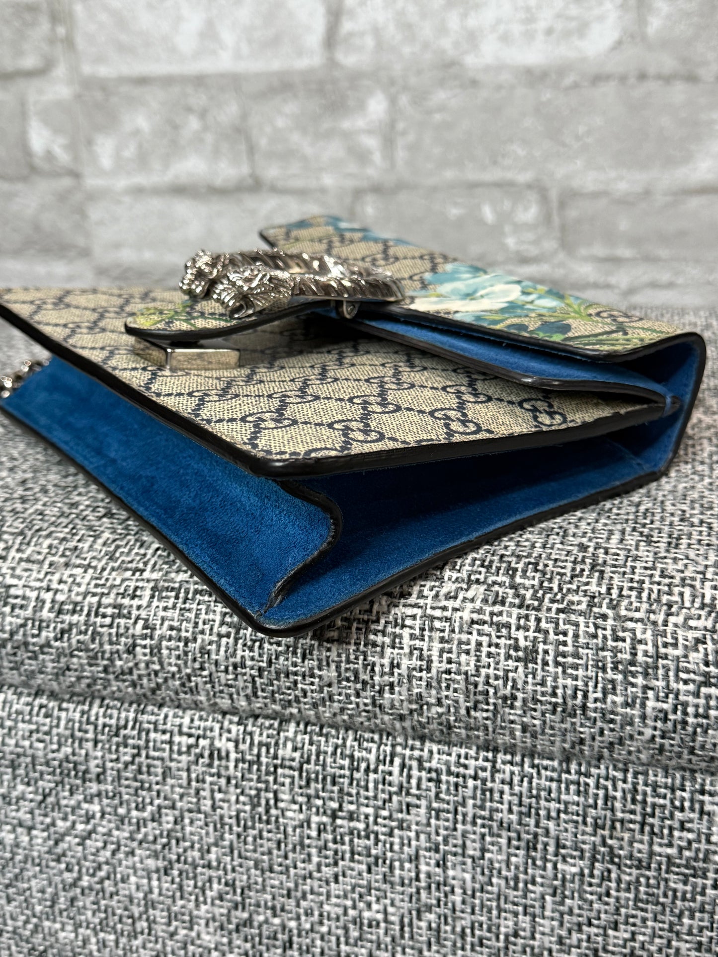 🪻👜 Gucci GG Supreme Mini Dionysus with Blue Floral print 🪻👜