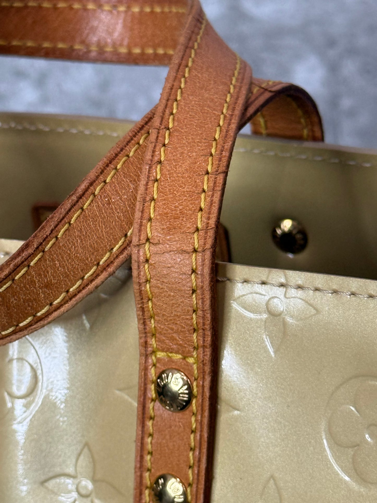 🌼👜Louis Vuitton Monogram Vernis Lead Golden Yellow 👜🌼