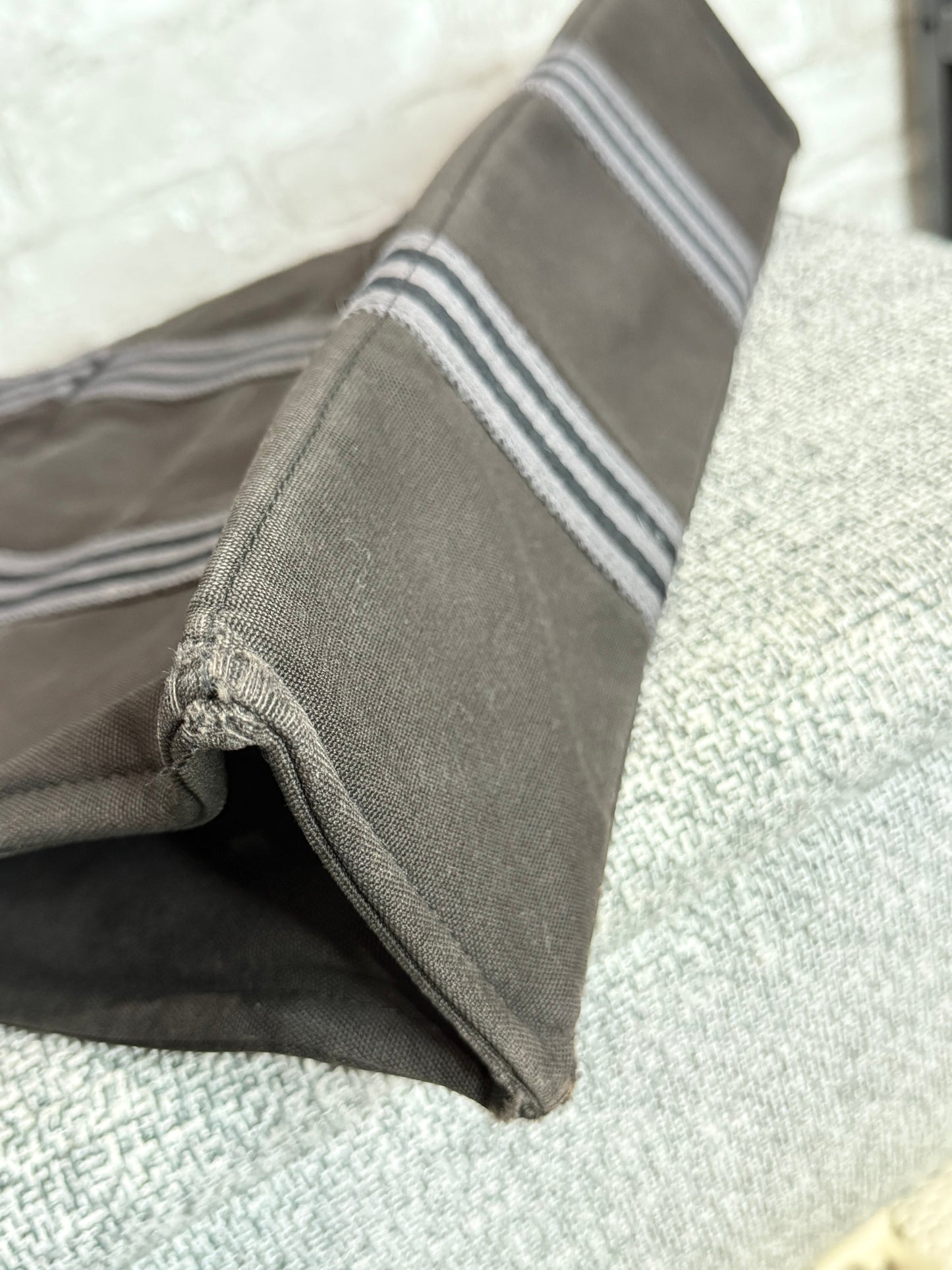 👜 Vintage Hermes Cotton Canvas Shopper Tote Bag 👜