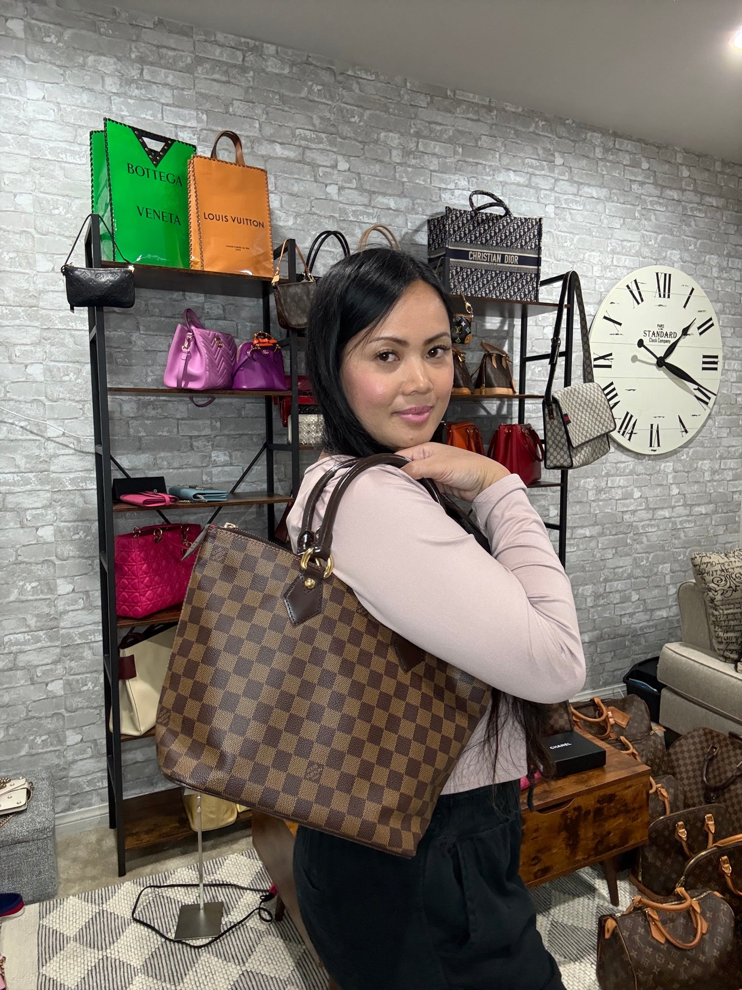 👜Louis Vuitton Saleya Damier Ebene👜