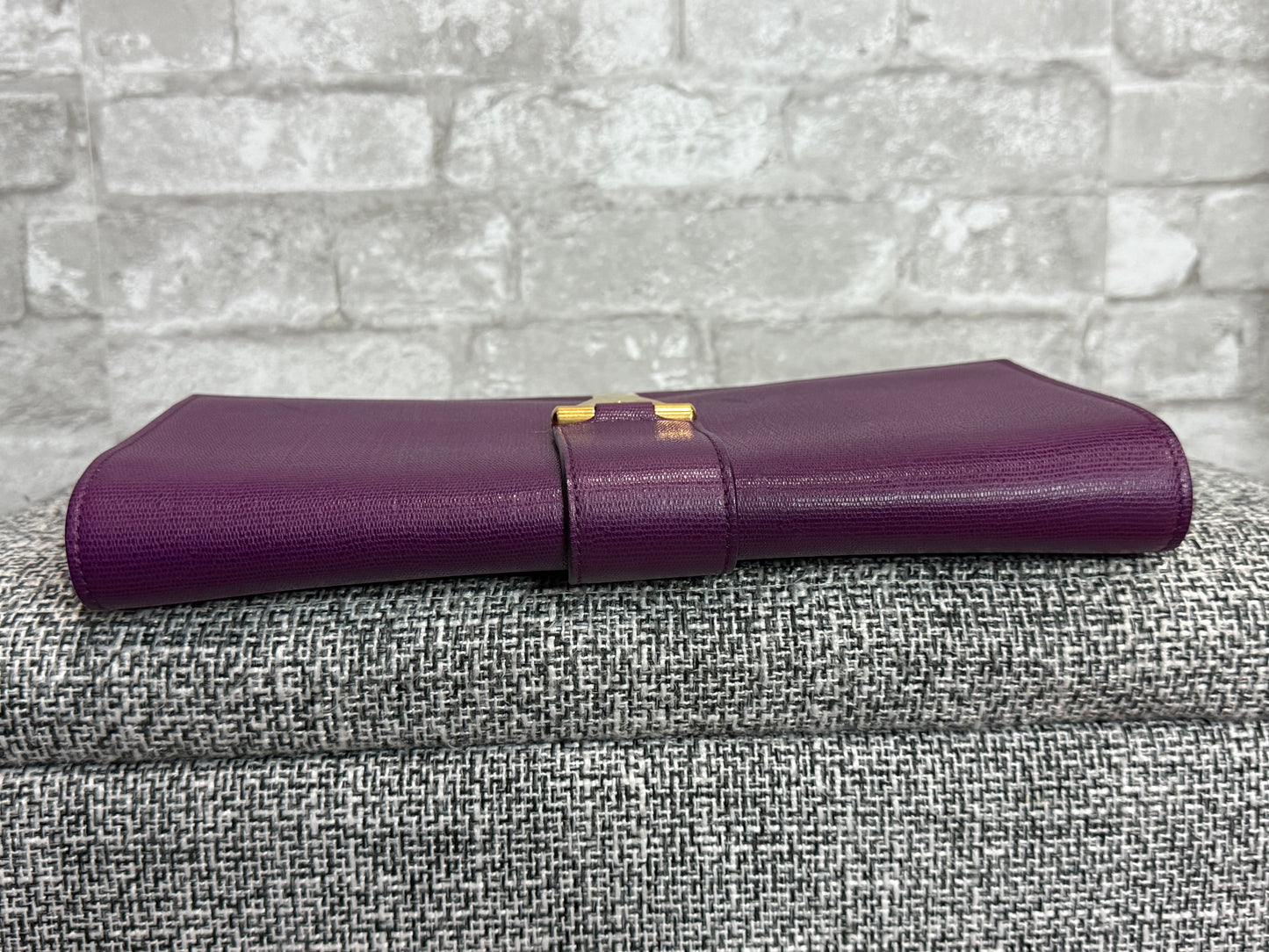 🪻👜 Saint Laurent Y Clutch in purple 👜 🪻