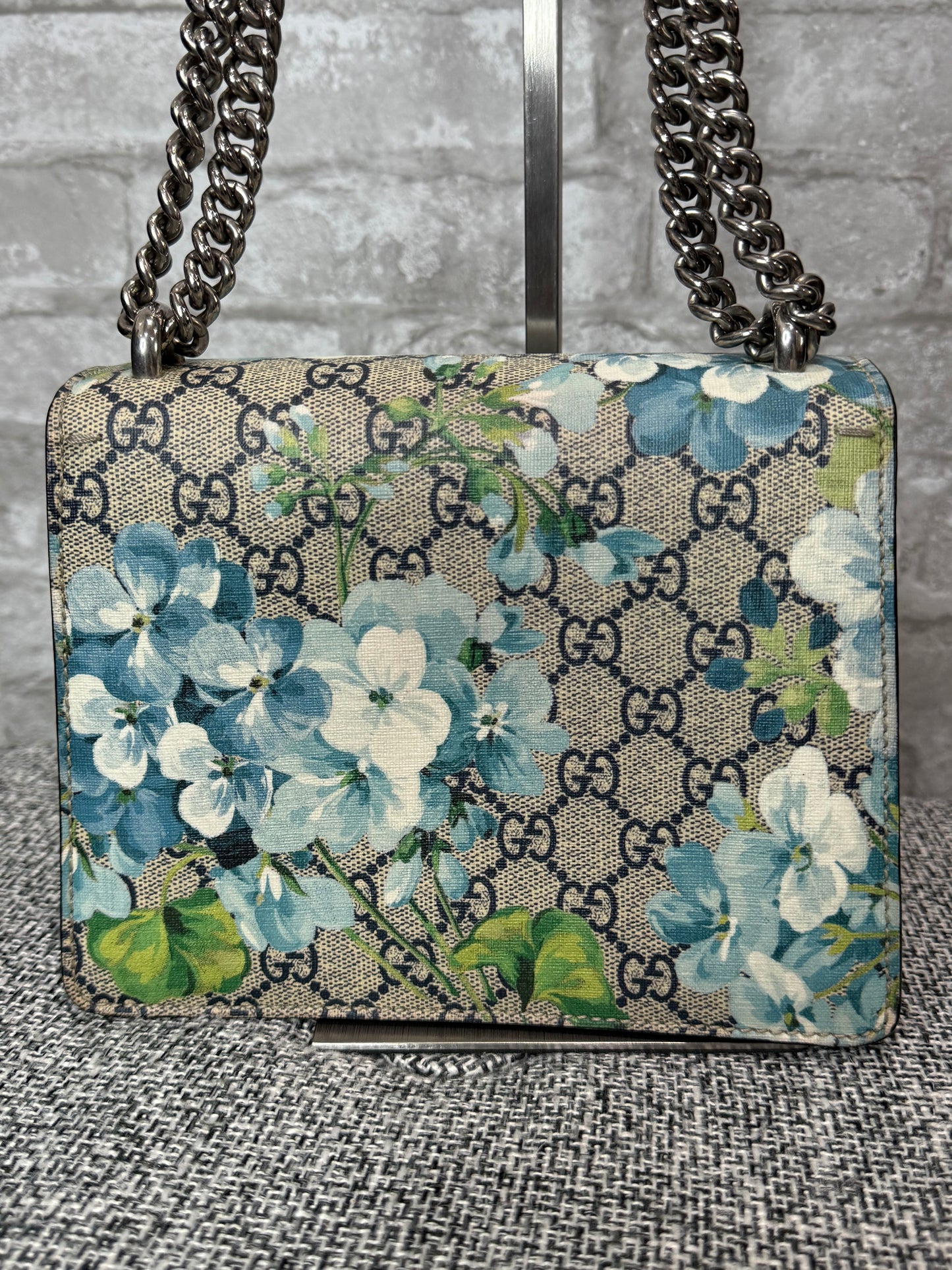 🪻👜 Gucci GG Supreme Mini Dionysus with Blue Floral print 🪻👜