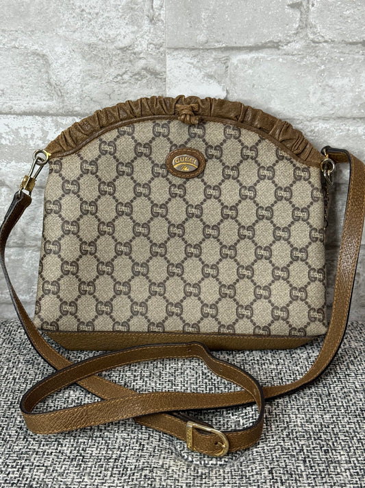 Gucci Vintage GG Plus Supreme Drawstring Shoulder Bag