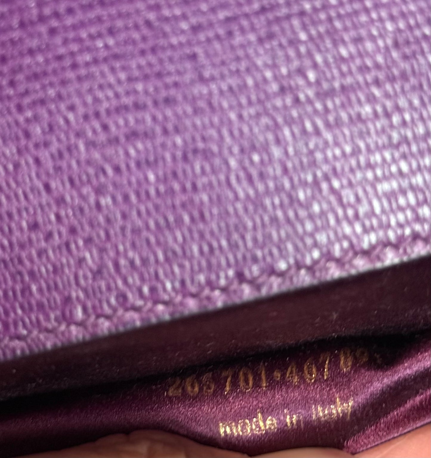 🪻👜 Saint Laurent Y Clutch in purple 👜 🪻