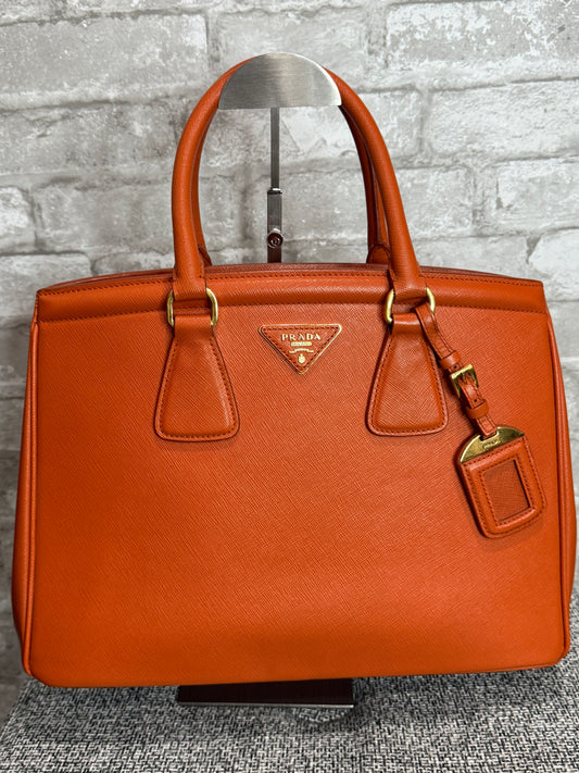 🍊 👜 Prada Galleria Saffiano leather bag in Orange 👜 🍊