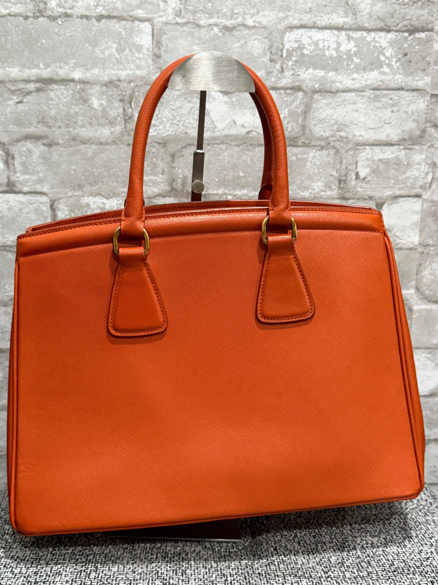 🍊 👜 Prada Galleria Saffiano leather bag in Orange 👜 🍊