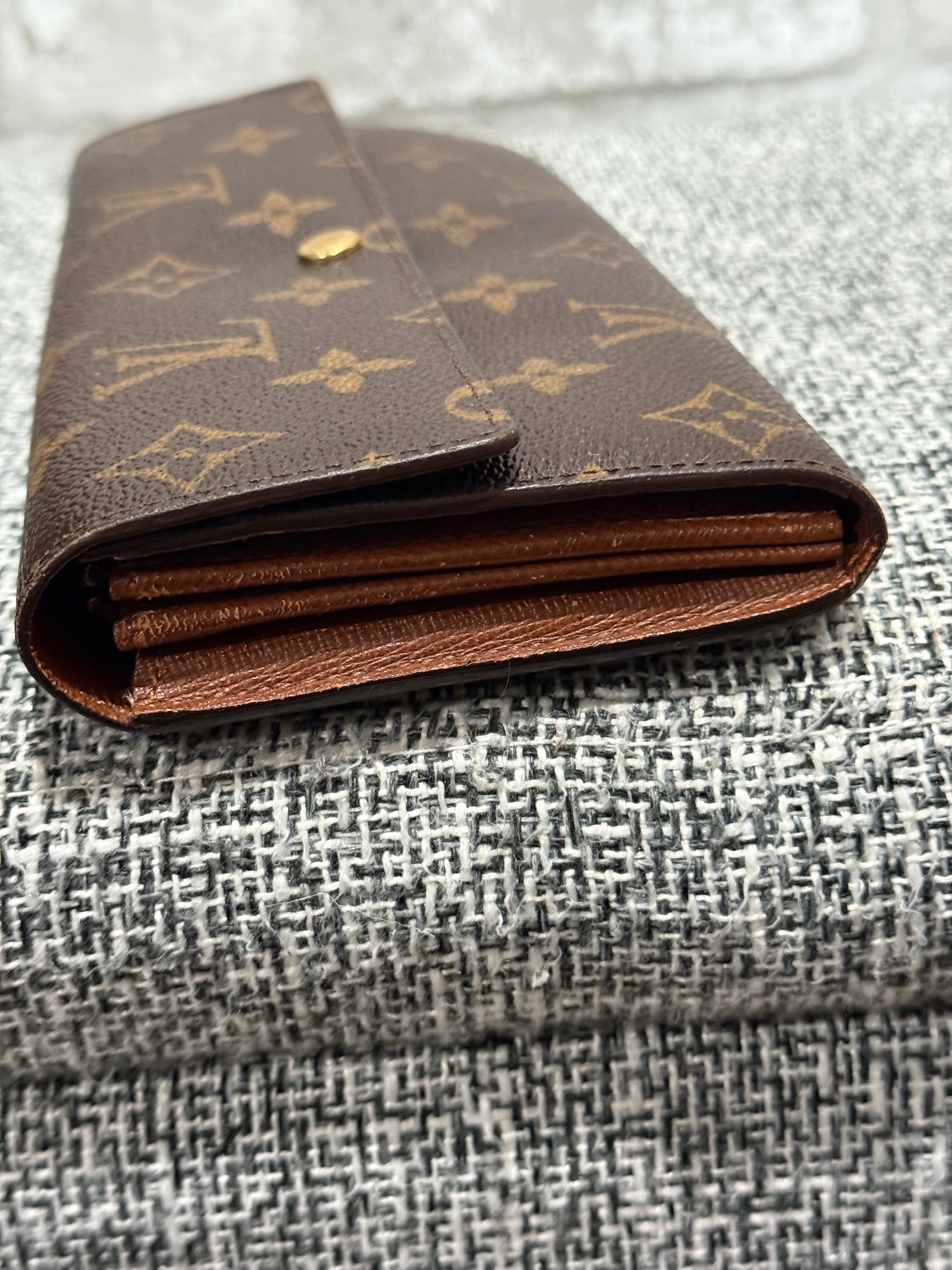Louis Vuitton 2005 Sarah Long Wallet in Monogram