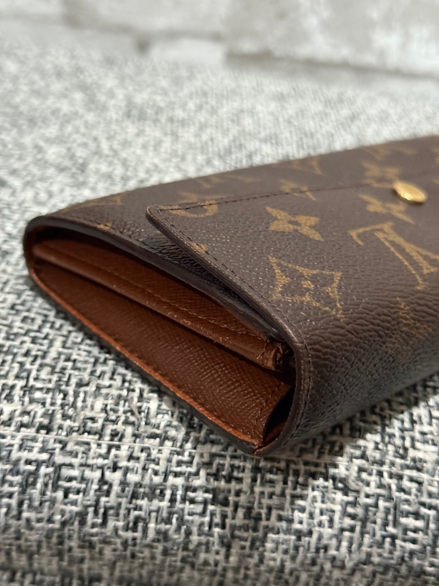 Louis Vuitton 2005 Sarah Long Wallet in Monogram