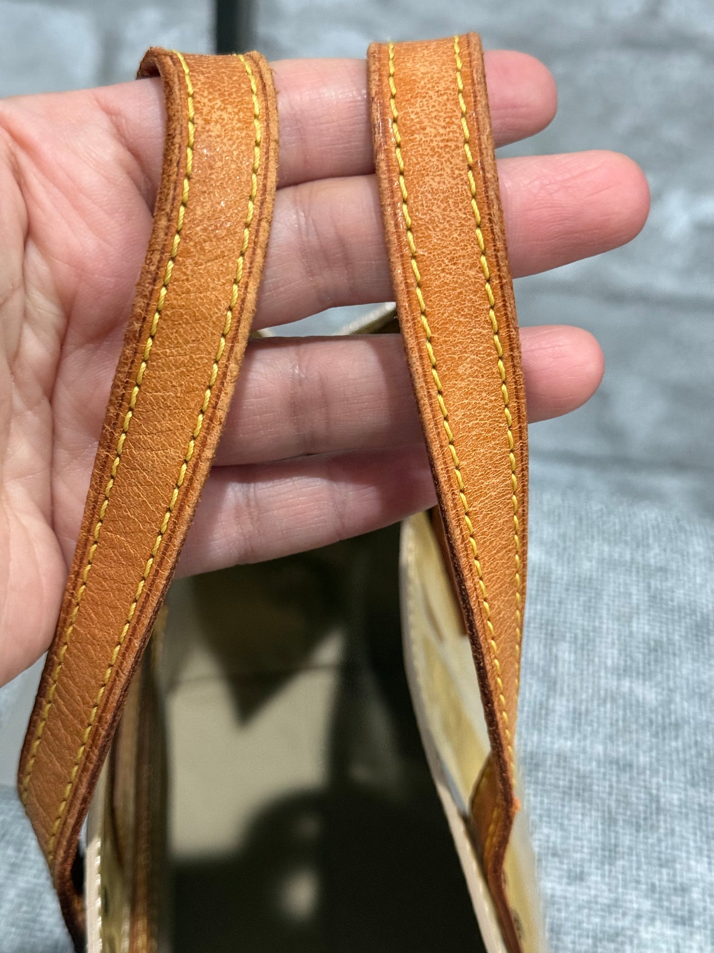 🌼👜Louis Vuitton Monogram Vernis Lead Golden Yellow 👜🌼