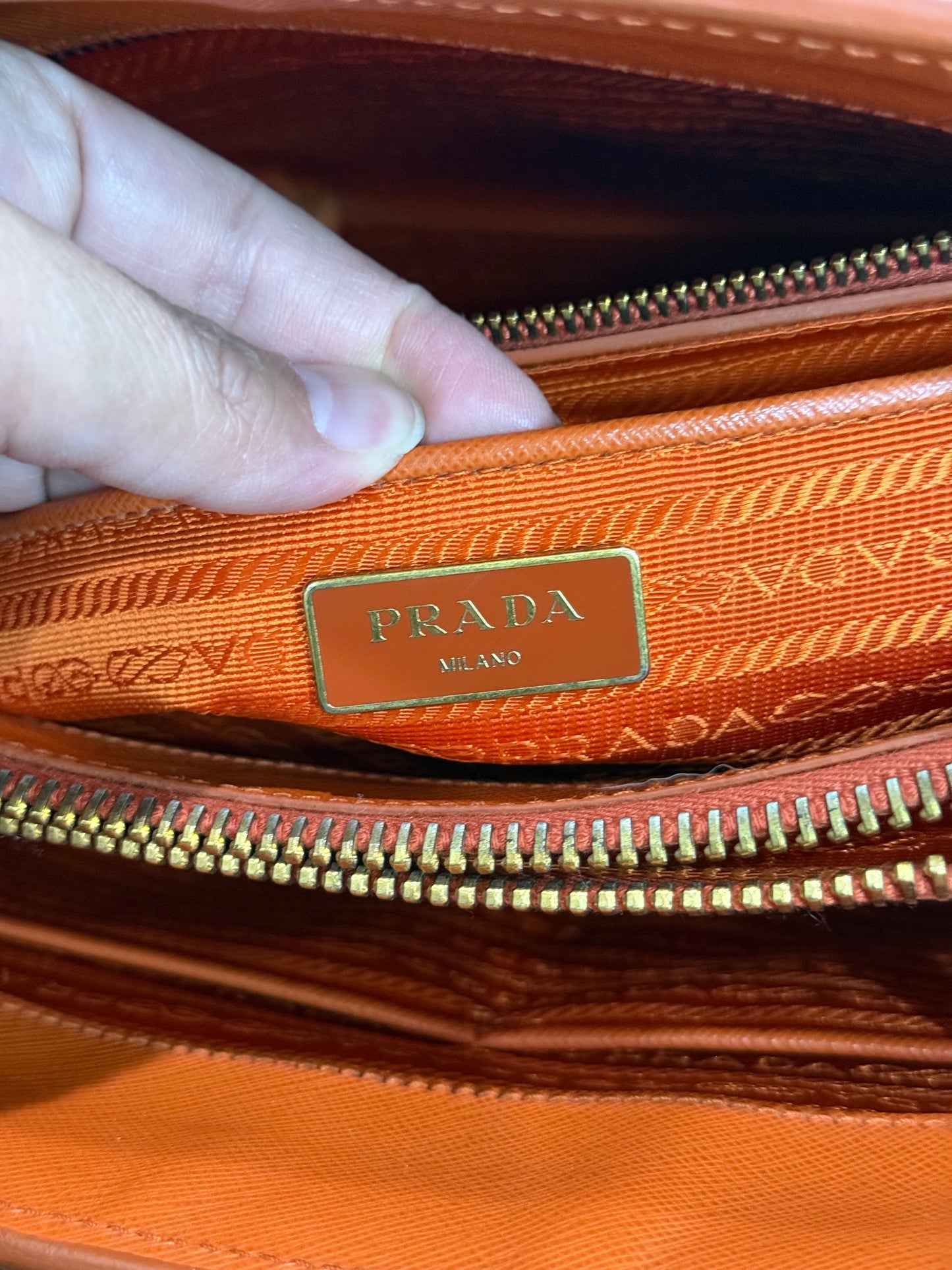 🍊 👜 Prada Galleria Saffiano leather bag in Orange 👜 🍊