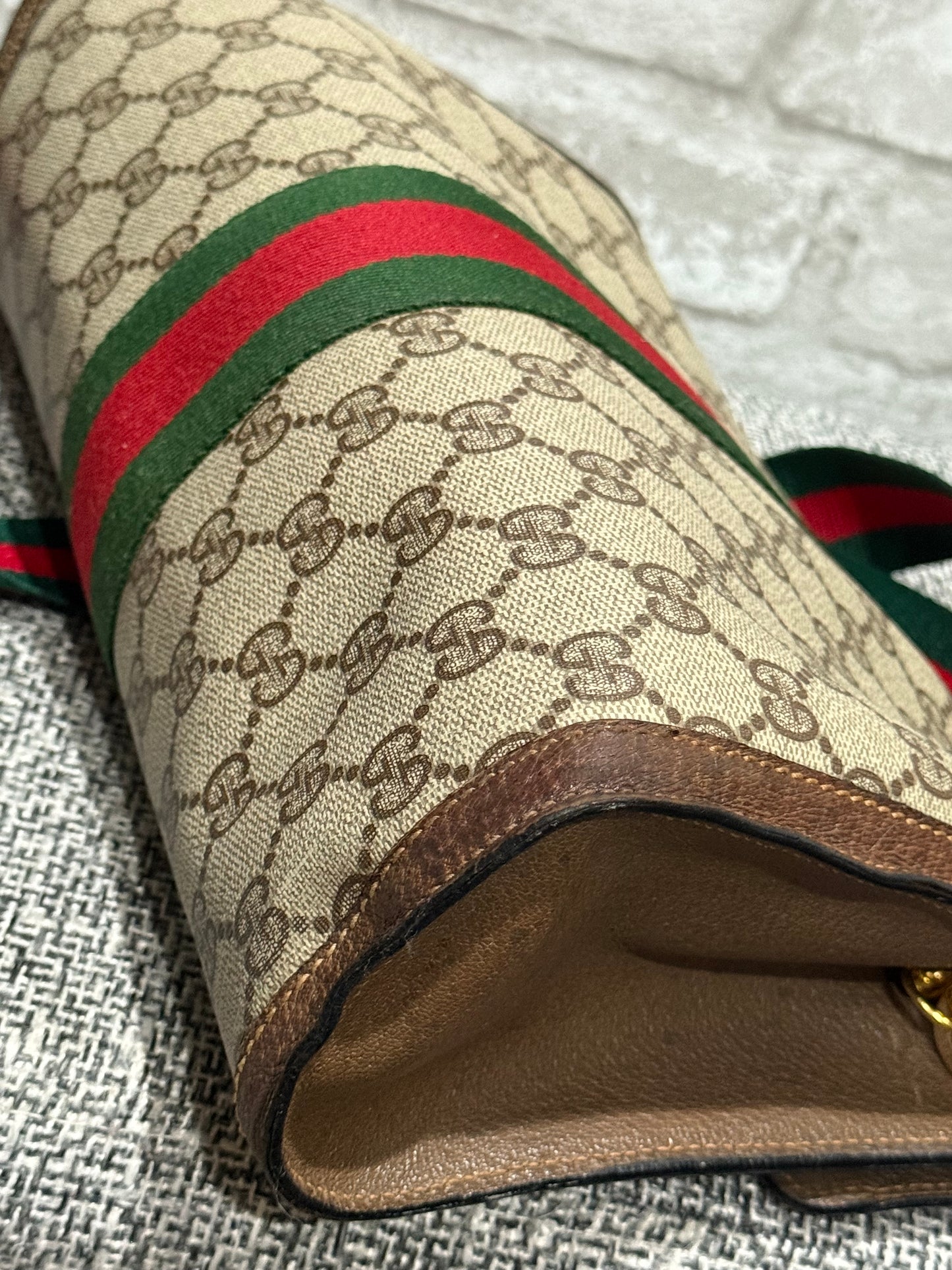Vintage Gucci Clutch turned into Crossbody