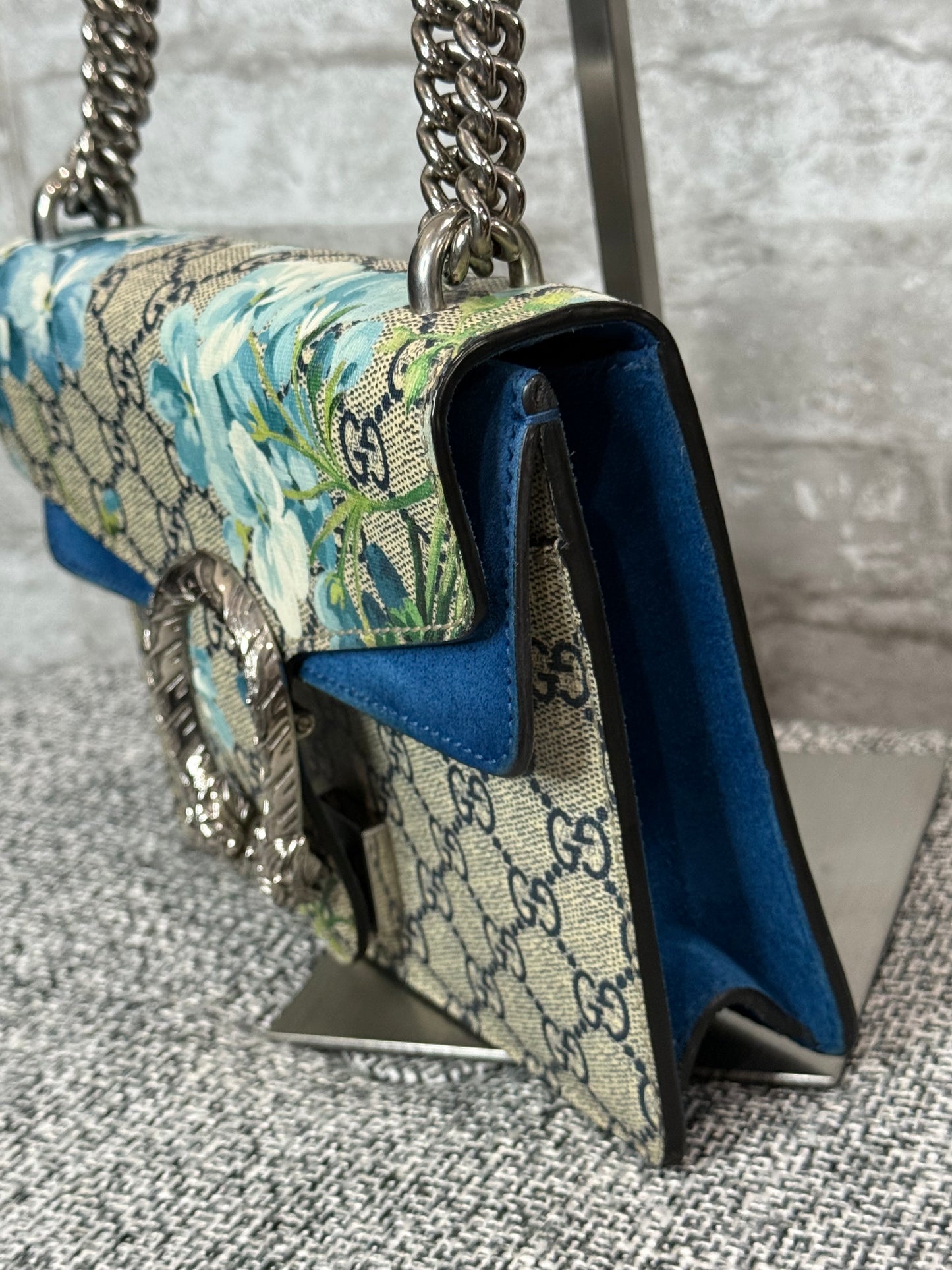 🪻👜 Gucci GG Supreme Mini Dionysus with Blue Floral print 🪻👜