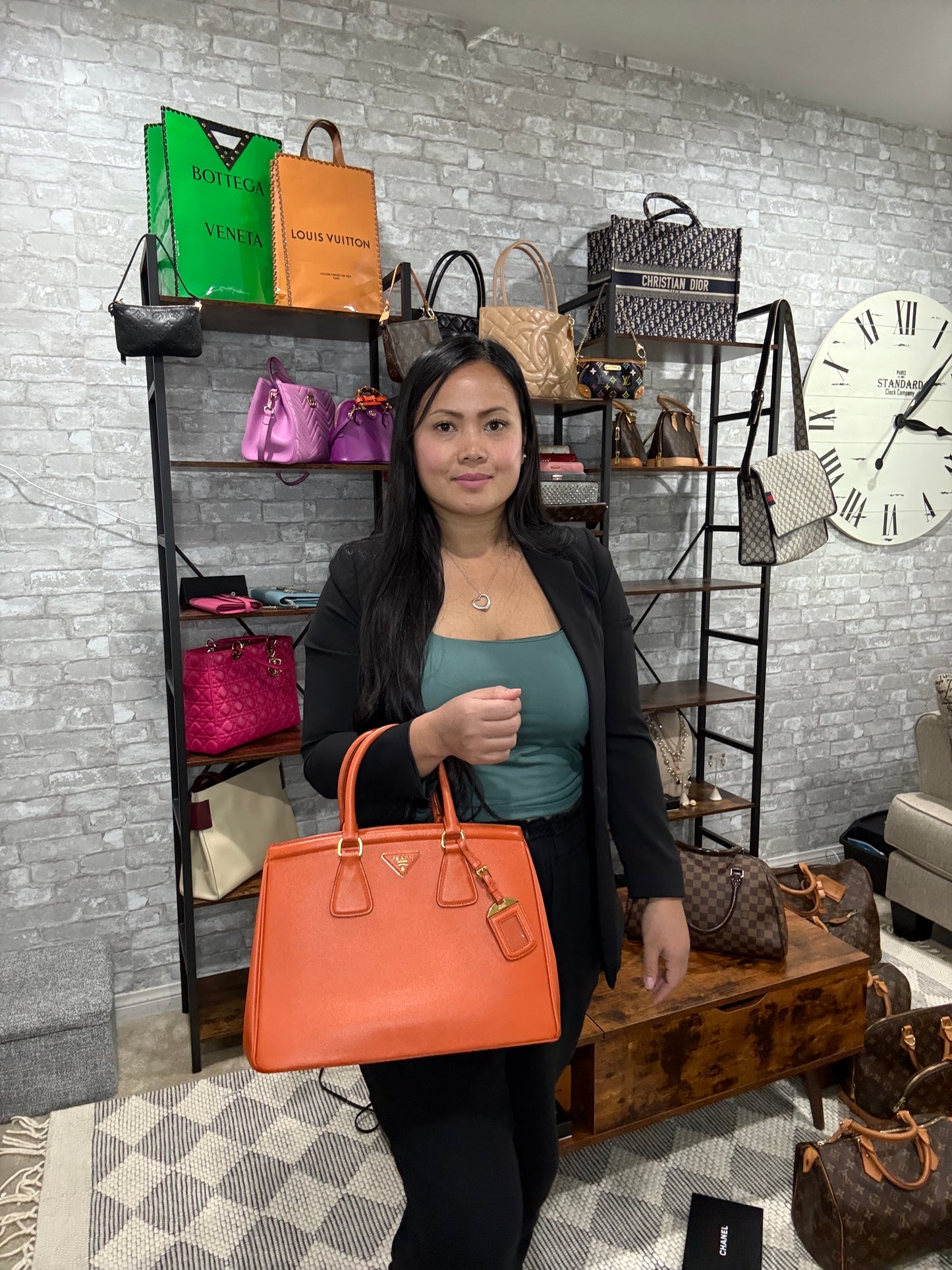 🍊 👜 Prada Galleria Saffiano leather bag in Orange 👜 🍊