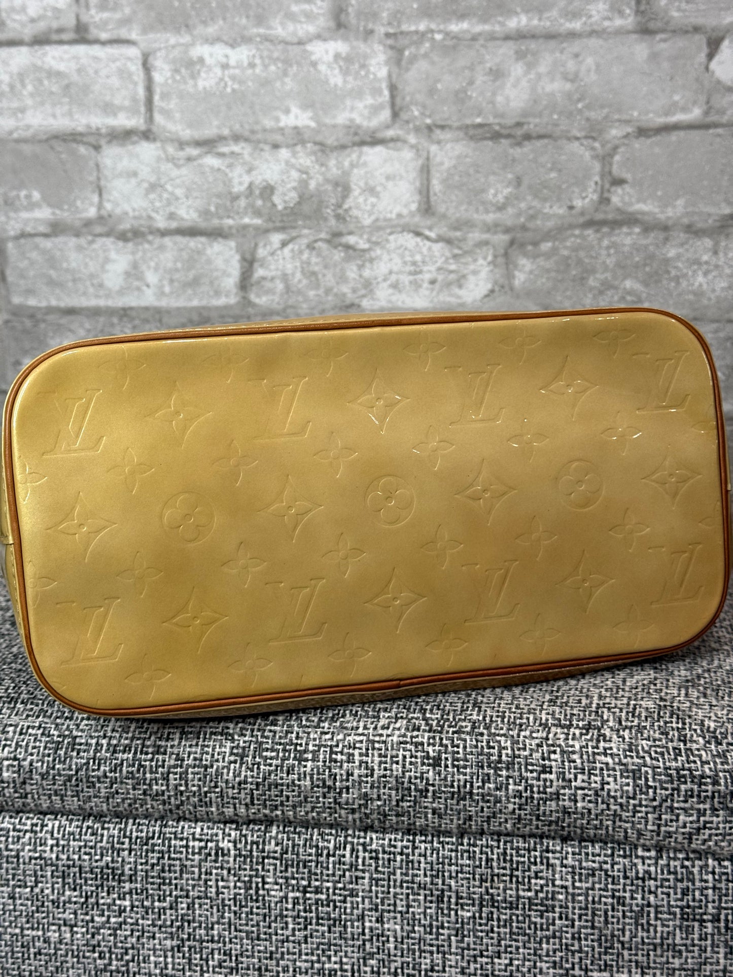 🌼👜Louis Vuitton Monogram Vernis Houston Yellow 👜🌼