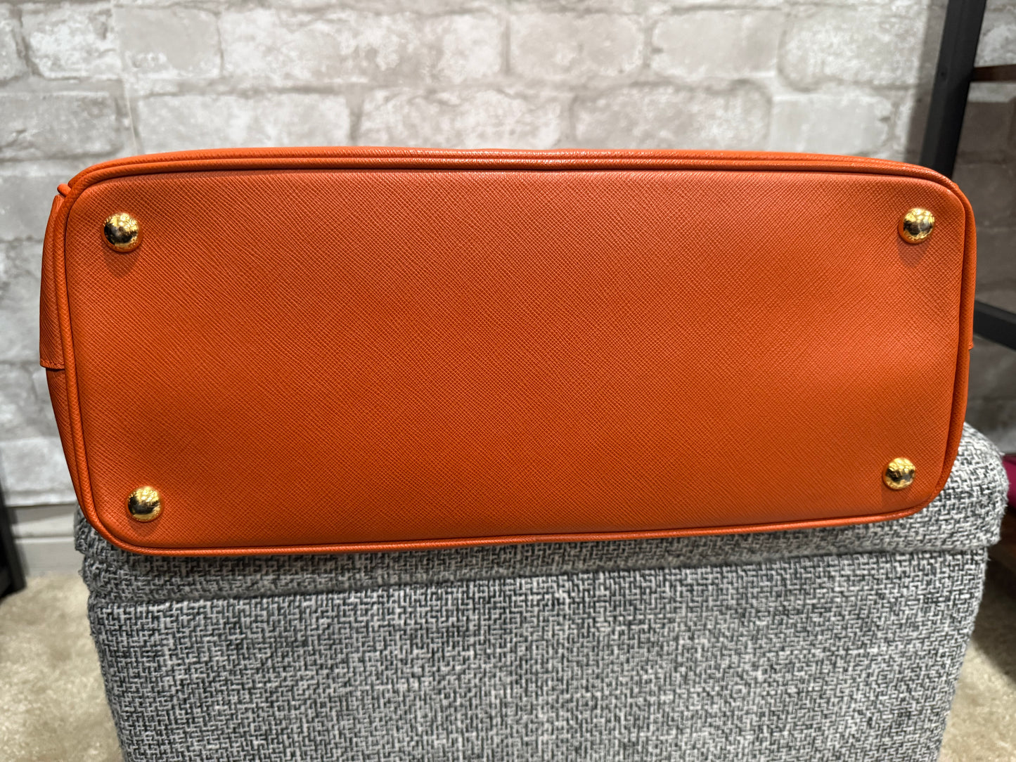 🍊 👜 Prada Galleria Saffiano leather bag in Orange 👜 🍊
