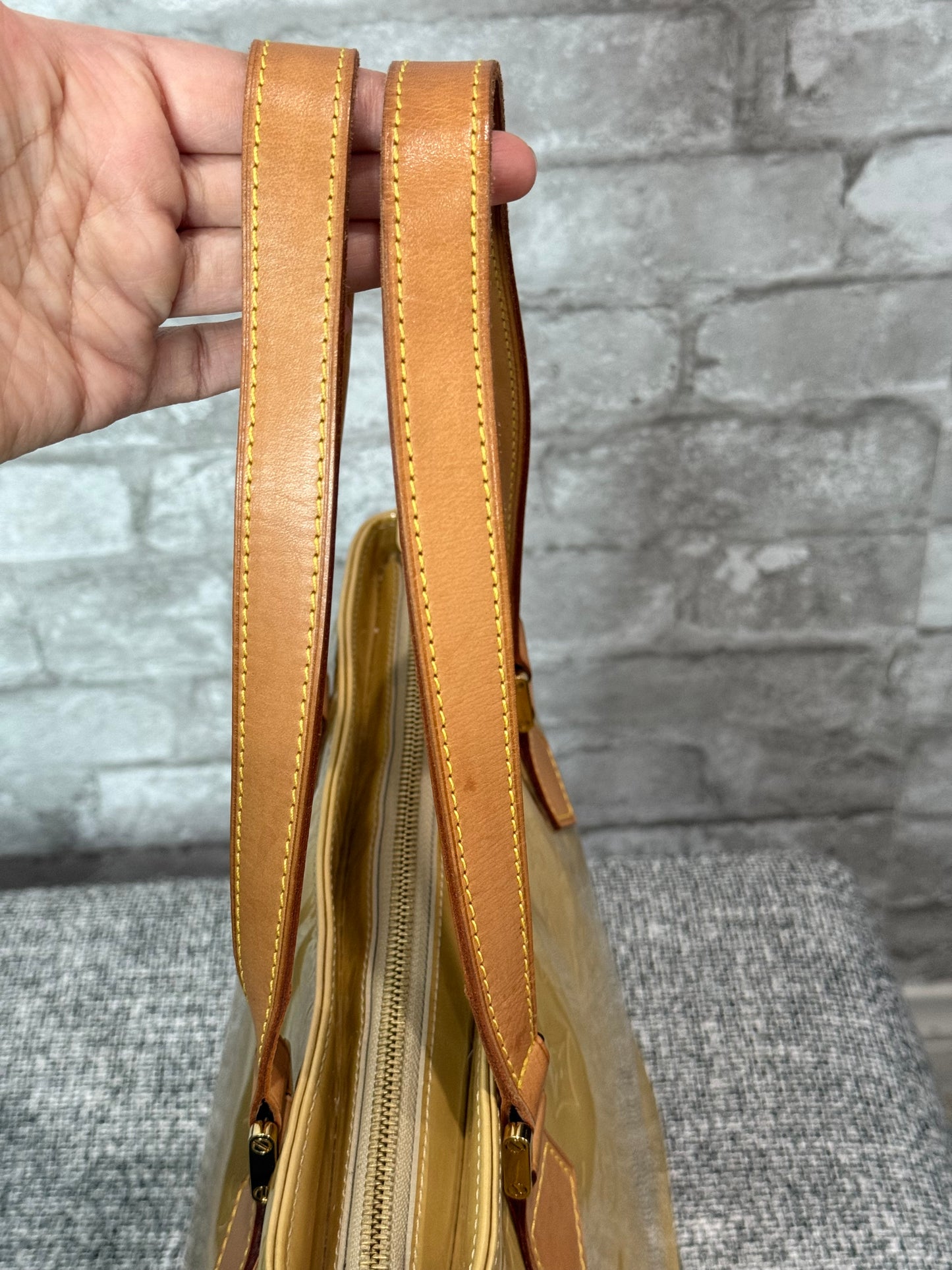🌼👜Louis Vuitton Monogram Vernis Houston Yellow 👜🌼