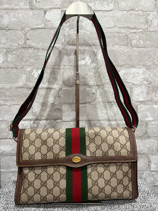 Vintage Gucci Clutch turned into Crossbody